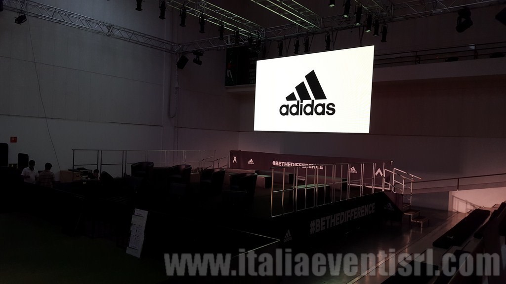 evento Adidas noleggio ledwall